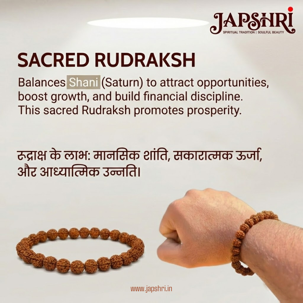 5 Mukhi Rudraksha Bracelet
