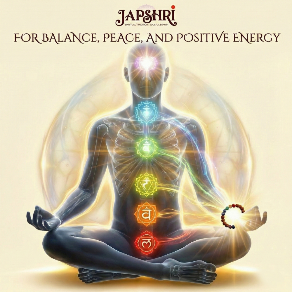 7 Chakra Rudraksha Bracelet