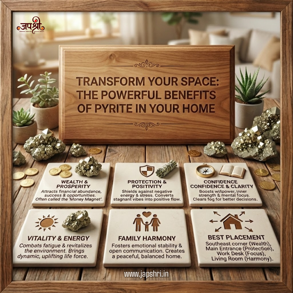 Pyrite Crystal Money Tree – The Stone of Wealth & Prosperity