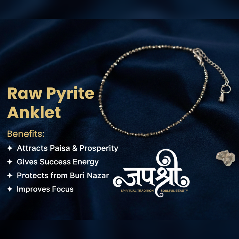 Raw Pyrite Anklet